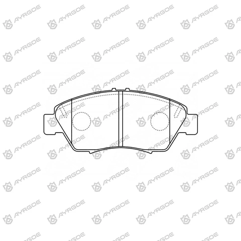 D5070M спирачни накладки за Honda Civic EH9
