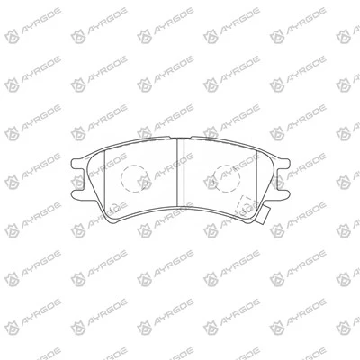 D11109MH спирачни накладки за Hyundai Atos A5