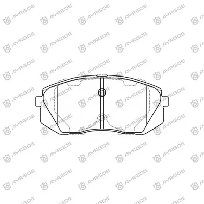 D11230MH спирачни накладки за Kia продължете CD